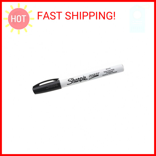 Oil-Based Paint Marker, Extra Fine Point, Black - Ideal for Rock Painting