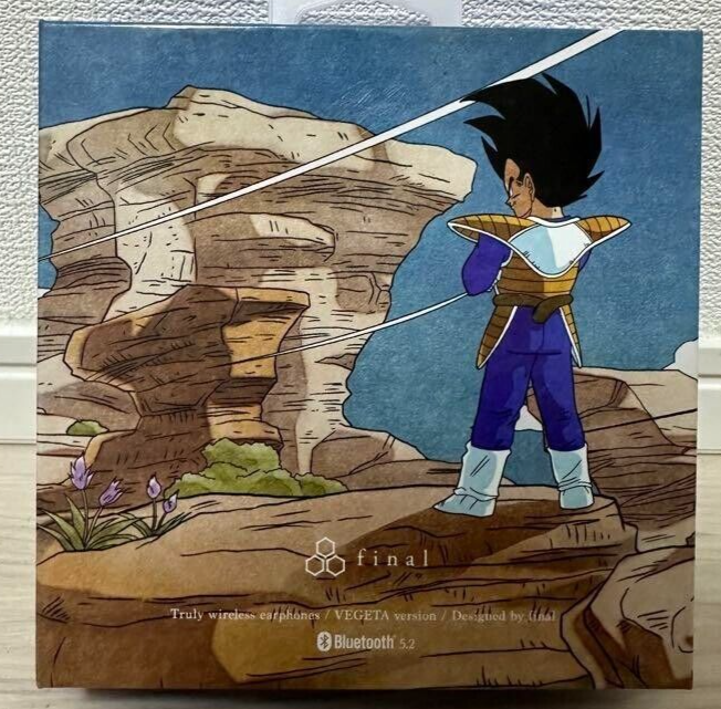Dragonball Z x final Bluetooth Earbud Earphone VEGETA Model