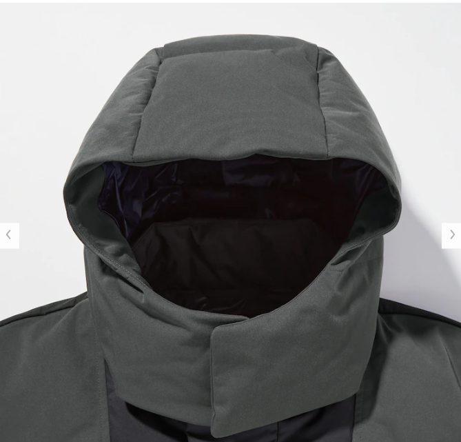 Pre-owned Uniqlo Men +j Down Oversized Parka Puffer Coat Navy Xxl In Blue