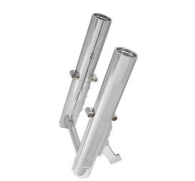 Performance Machine Fork Lower Leg Kit, Chrome, New, Single Disc, 0403-0110