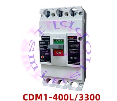ONE NEW Delixi Circuit Breaker CDM1-400L/3300 3P 350A