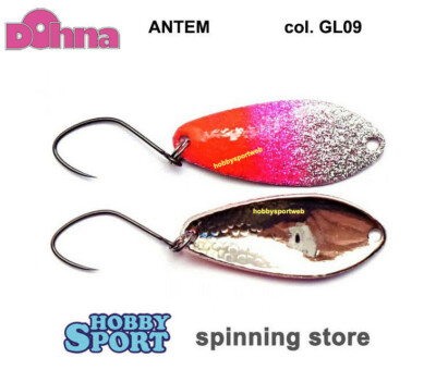ANTEM SPOON DOHNA GLITTER 2,5 GR COLORE GL09  ONDULANTE JAPAN TROUT AREA SPIN