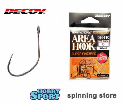 DECOY AREA HOOK TYPE IE SIZE 6 AMI COMPETIZIONE x MICRO SPOON 999431 CONF. 12 PZ
