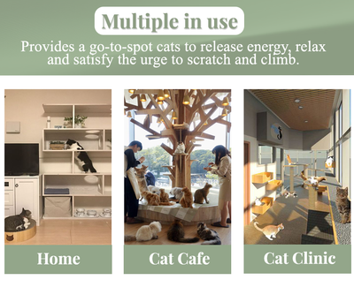 BestPet 54in Cat Tree Tower with Cat Scratching Posts Stand House Cat Condo