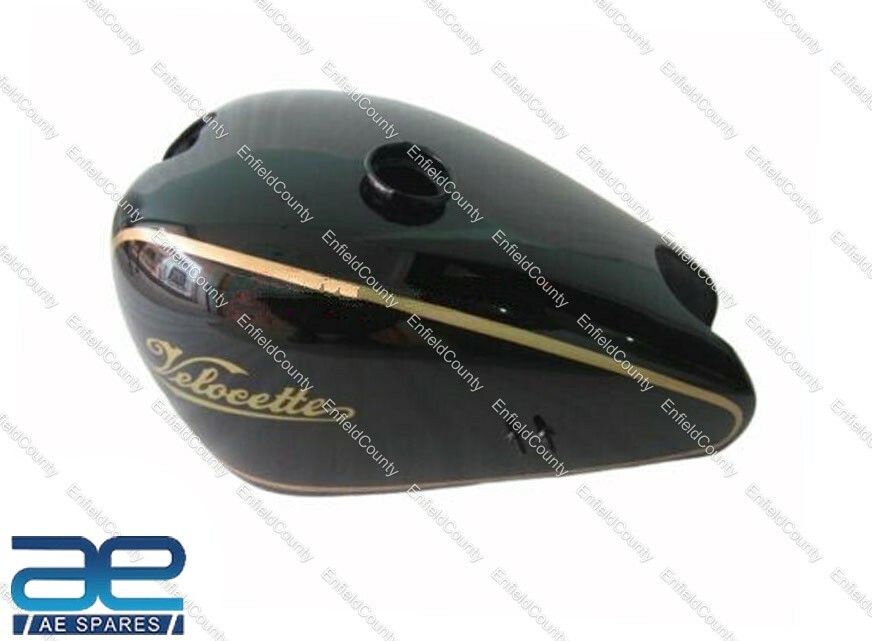 PETROL FUEL TANK BLACK PAINTED FOR VELOCETTE 350CC KTS KSS MARK 1 