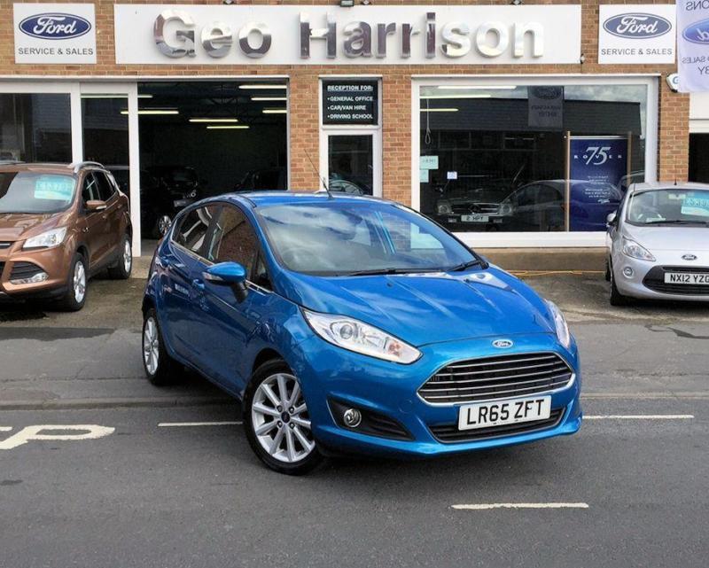 Ford Fiesta 1.0 100ps EcoBoost Titanium 5dr CANDY BLUE in Whitby