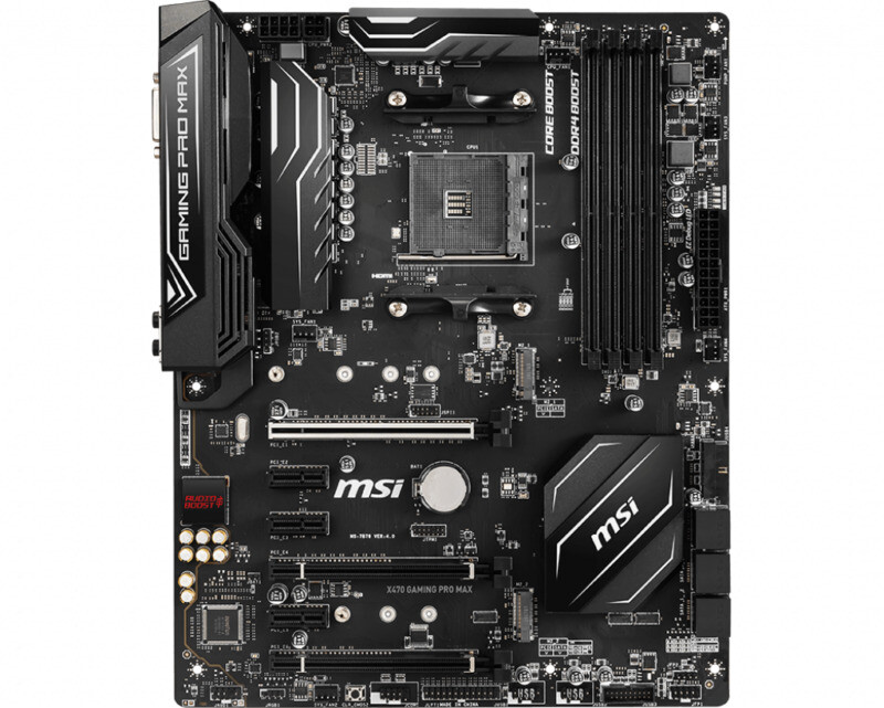 MSI X470 GAMING PRO MAX Motherboard AMD X470 Socket AM4 DDR4 ATX M