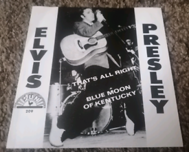 Elvis presley that's alright mama vinyl single mint unplayed 