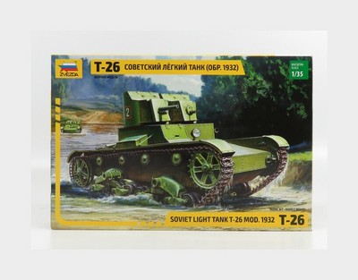 Kampfpanzer T-26 Light Soviet Tank 1932 Kit ZVEZDA 1:35 ZS3542