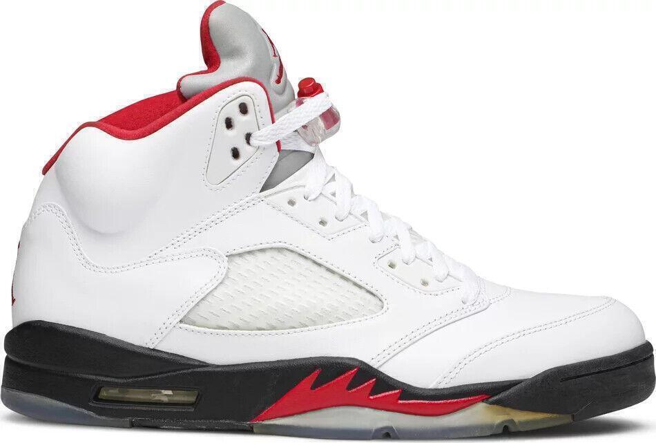 Кроссовки Nike Jordan 5 Retro Fire Red (2013) Мужские Размер 12,5 Новые 136027-100