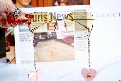 GUCCI GUCCI GG1030SK-004-60 SHINY GOLD SUNGLASSES