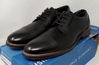 Nunn Bush - Mens Centro Flex Oxford Cognac Leather Shoes - Size 9.5 DAMAGED BOX