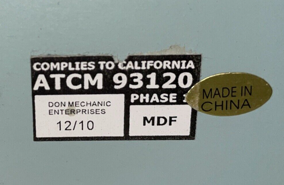 BEACH “There’s no place like the Beach” Aqua Wooden Freestanding Sign Decor