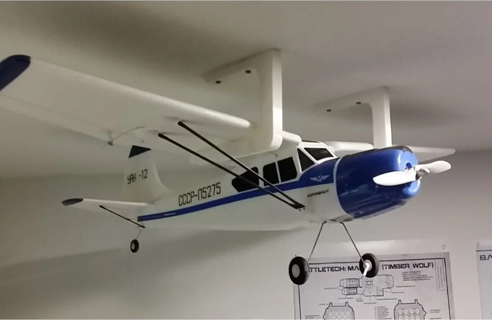 RC Airplane  Hanger Ceiling Mount Wall Bracket for Hanging Small Planes
