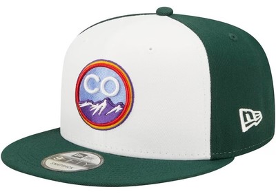 Мужская кепка New Era 9Fifty MLB Colorado Rockies Green City Connect Snapback