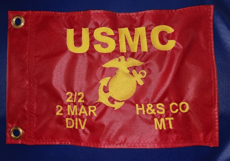 Personalized USMC Safety Flag ATV UTV JEEP SxS SAILBOAT GOLF CART made to fit