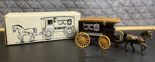 ERTL Horse Drawn Bell Telephone Logo Diecast Carriage Toy