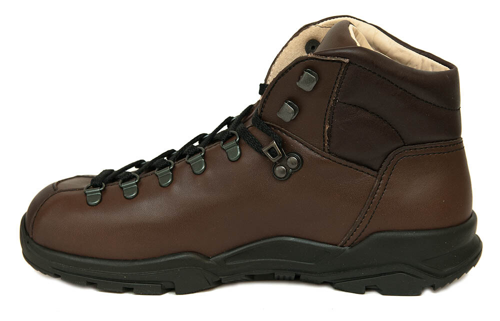 Pre-owned Finn Comfort Garmisch Trekking Boots Brown Ebony/rinde Unisex Leather