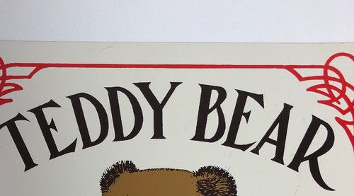 Reproduction Teddy Bear Toy Co Tin Sign Otto Schmidt & Sons New York,N.Y.