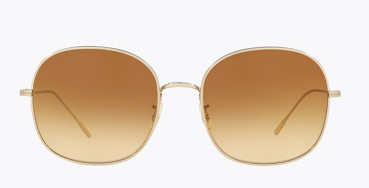 Pre-owned Oliver Peoples Mehrie 57mm Msrp $498 In Amber Brown Gradient Julia Roberts' Fav