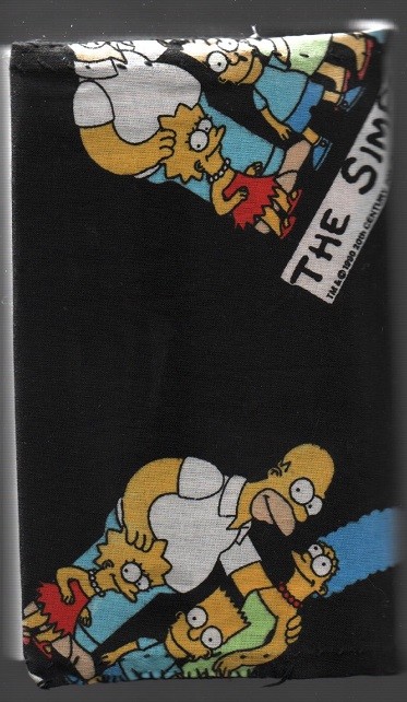 Simpsons Fabric Book Cover - Hand Made - 4