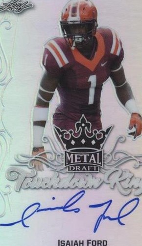 2017 Leaf Metal Draft Isaiah Ford #TK-IF1