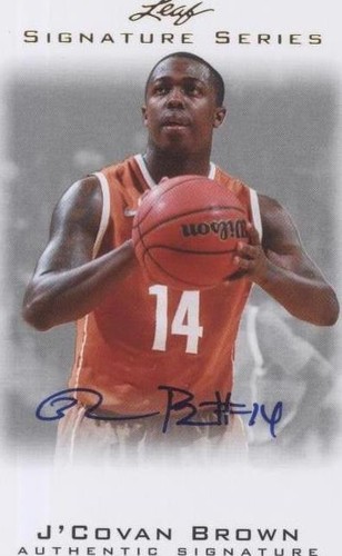 2012 Leaf Signature Series - J'covan Brown #BA-JCB