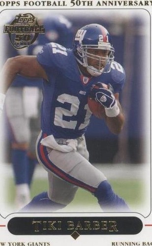 2005 Topps Tiki Barber #152