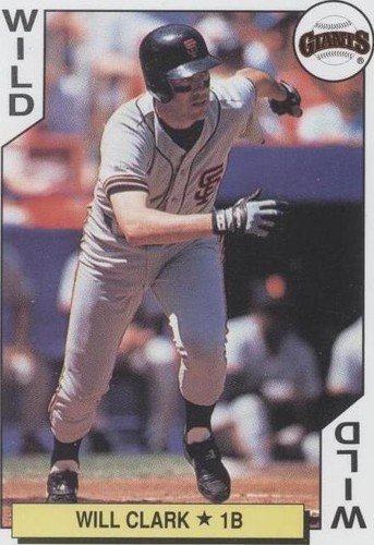 1991 U.S. Playing Cards Major League All-Stars - Will Clark #WILD