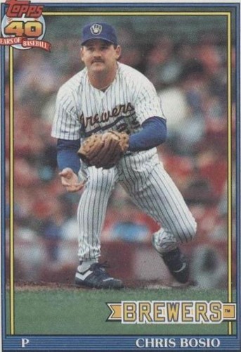 1991 Topps - Chris Bosio #217