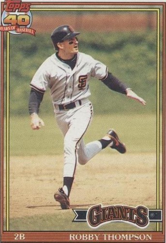 1991 Topps - Robby Thompson #705