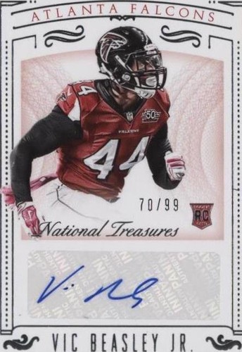 2015 Panini National Treasures Vic Beasley #198