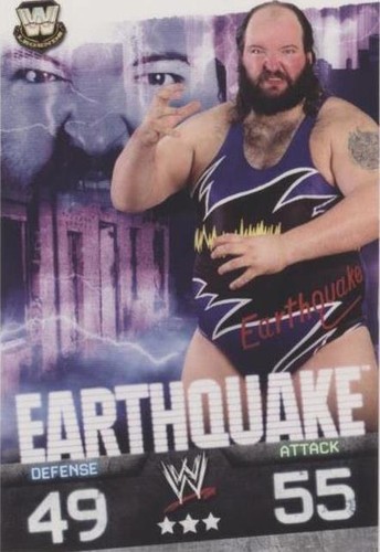 2009 Topps WWE Slam Attax Evolution - Earthquake #ER