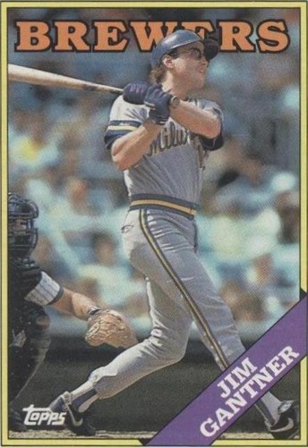 1988 Topps - Jim Gantner #337