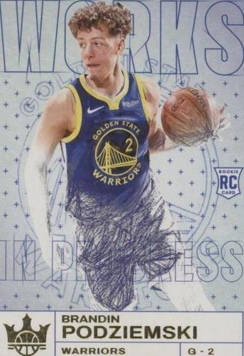 【RC】BRANDIN PODZIEMSKI auto 20シリ 2023-24 Court Kings BRANDIN PODZIEMSKI Rookie Auto Sapphire