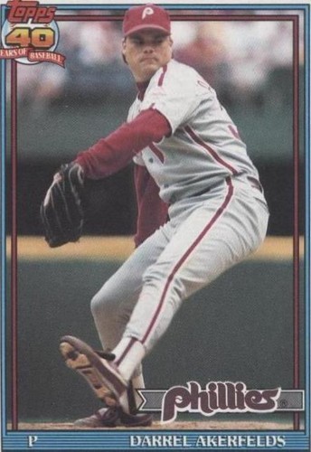 1991 Topps - Darrel Akerfelds #524