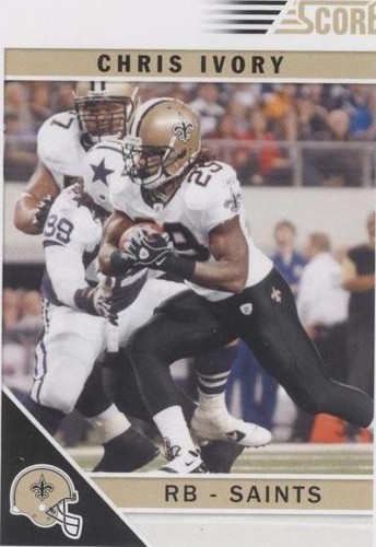2011 Score Chris Ivory #178