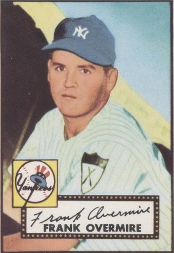1983 Topps 1952 Reprint Series - Frank Overmire #155