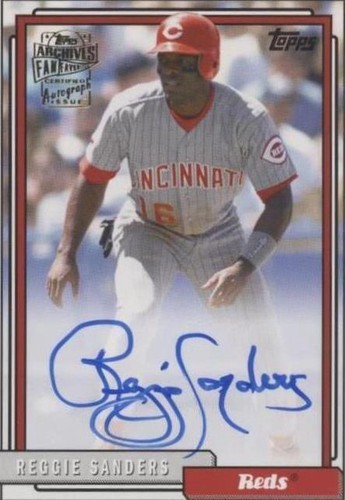 2020 Topps Archives - Reggie Sanders #FFA-RS
