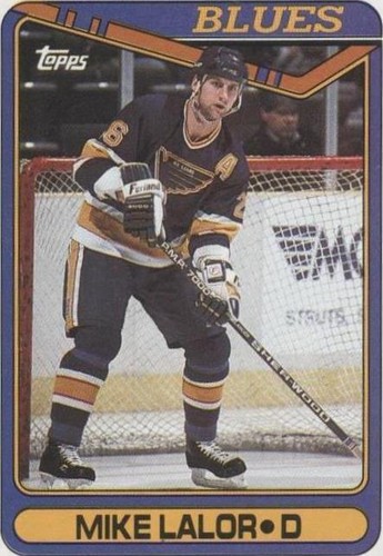 1990-91 Topps - Mike Lalor #341