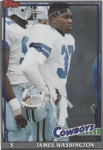 1991 Topps James Washington #357