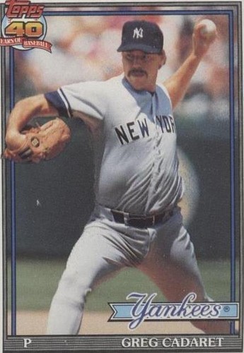 1991 Topps - Greg Cadaret #187