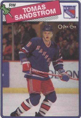 1988-89 O-Pee-Chee - Tomas Sandstrom #121