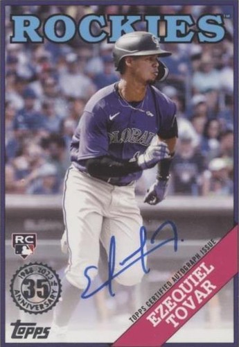 2023 Topps Series 2 - Ezequiel Tovar #88BA-ET