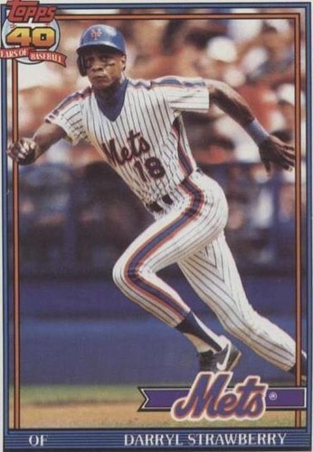 1991 Topps - Darryl Strawberry #200