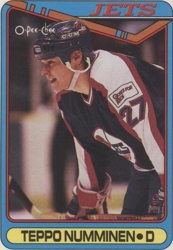 1990-91 O-Pee-Chee - Teppo Numminen #385