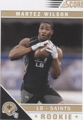 2011 Score Martez Wilson #362
