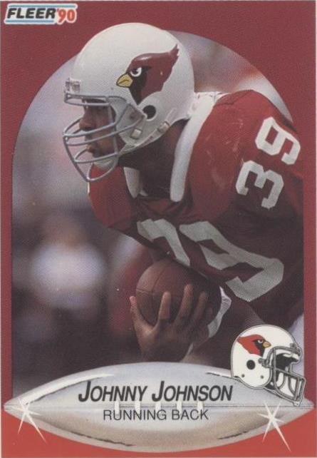 1990 Fleer Update Johnny Johnson #U-43