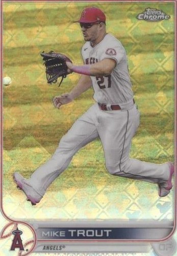 2022 Topps Chrome Logofractor Edition - Mike Trout #27