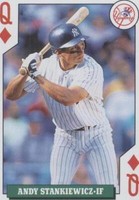 1992 Bicycle Baseball Rookies Playing Cards - Andy Stankiewicz #QD
